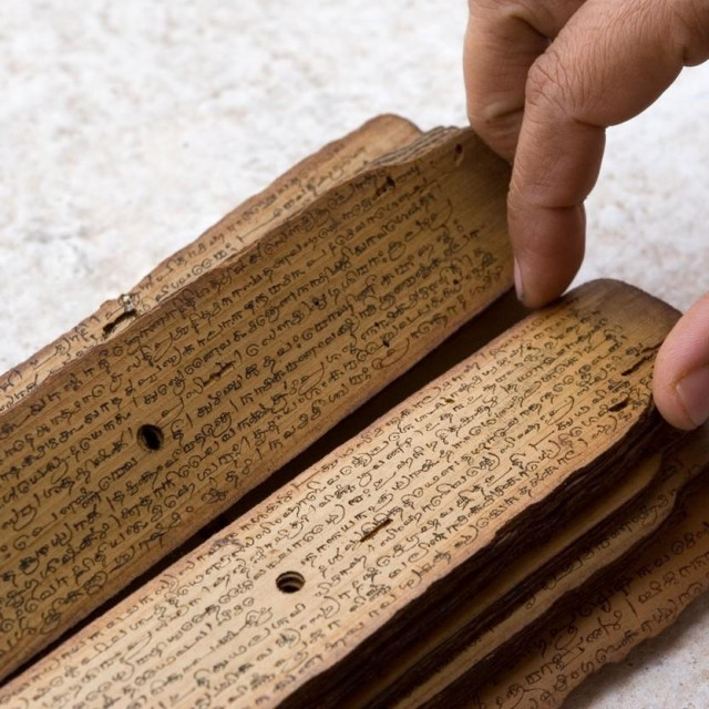 Sanskrt na palminom lišću