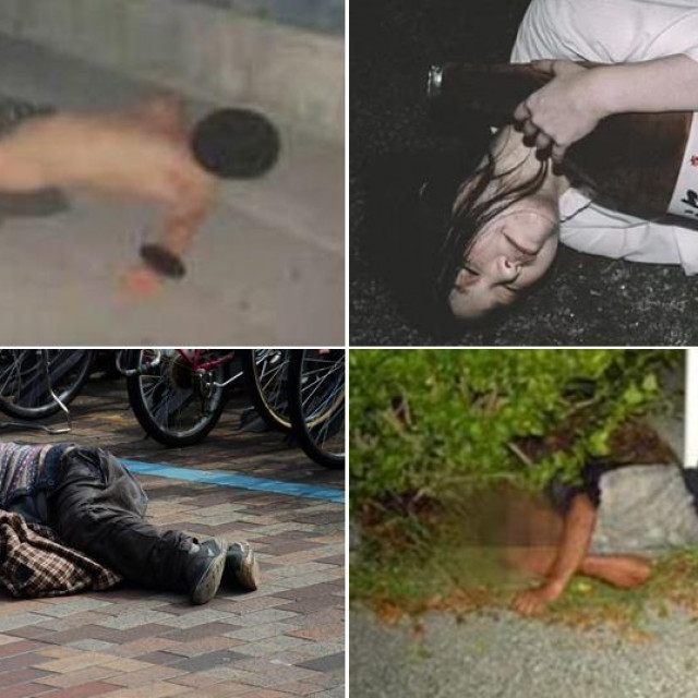 Spavači na japanskim ulicama