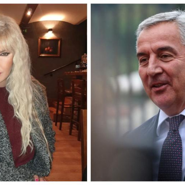 Jasna Milenković i Milo Đukanović