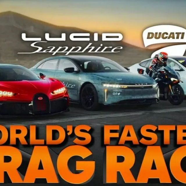 Bugatti Chiron Pur Sport, Lucid Air Sapphire, Ducati Panigale i Tesla Model S Plaid