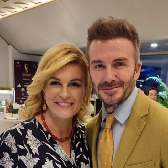 Kolinda Grabar Kitarović i David Beckham