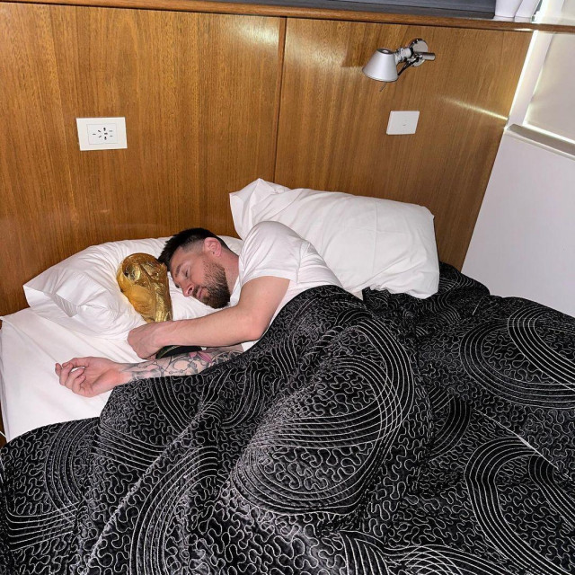 Lionel Messi sa svojim trojefem