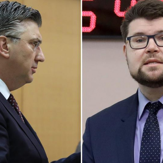 Andrej Plenković i Peđa Grbin