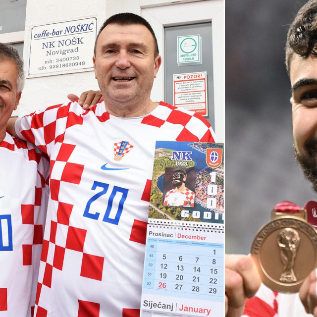 Organizatori dočeka Ozren Baždarić i Tonći Anzulović; Joško Gvardiol
 