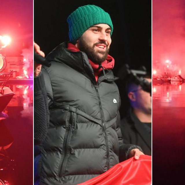 Doček Joška Gvardiola u Novigradu