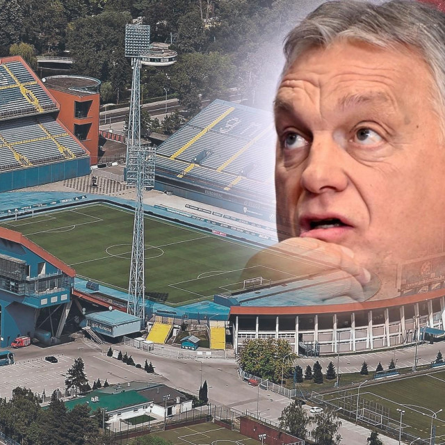 Ilustracija: Maksimirski stadion/Viktor Orbán