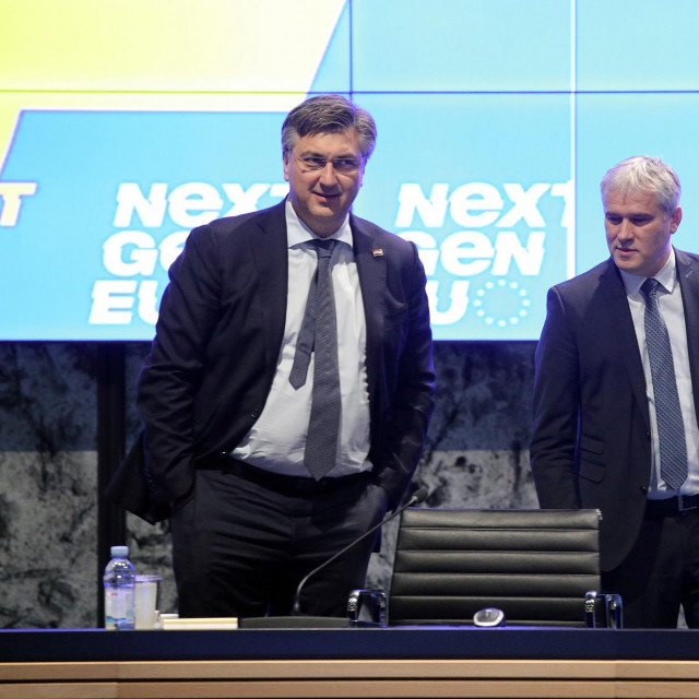 Andrej Plenković i Zoran Đuroković