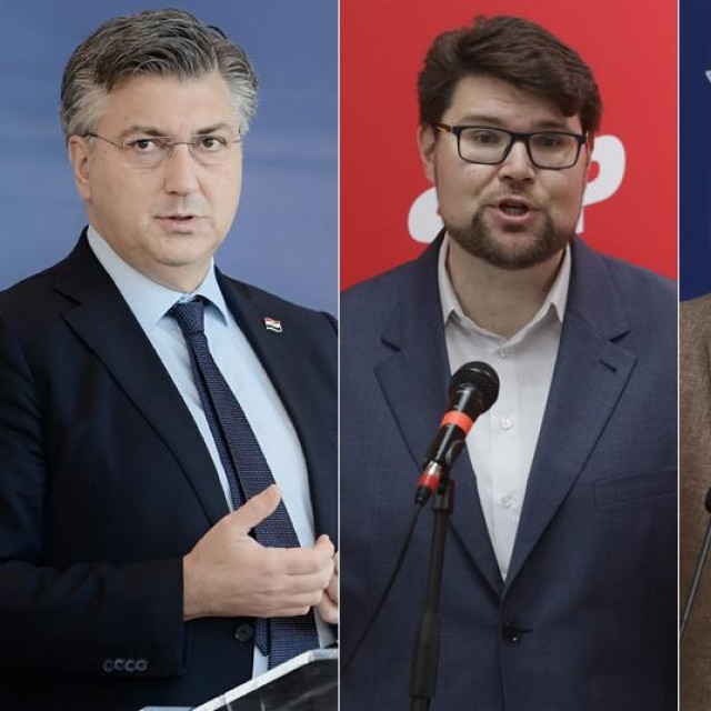 Andrej Plenković, Peđa Grbin, Božo Petrov, Tomislav Tomašević