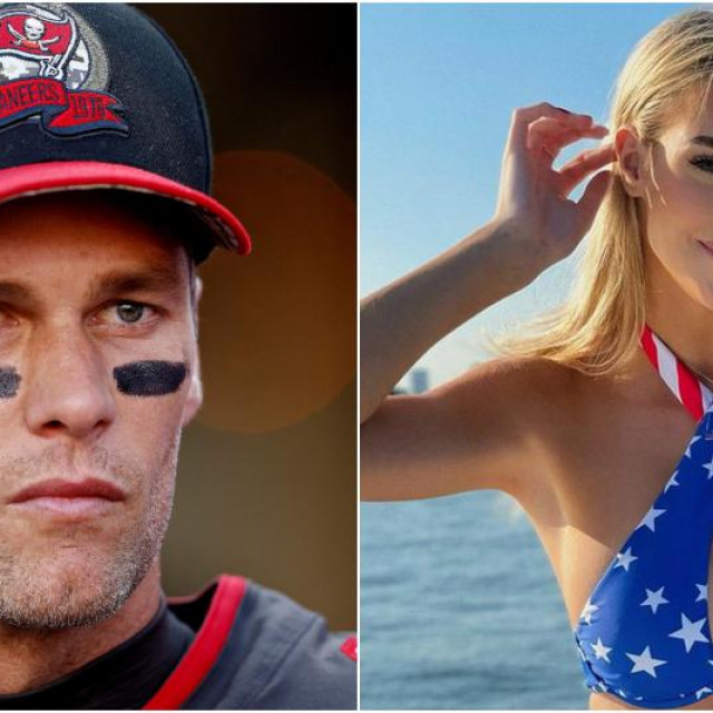 Tom Brady i Veronika Rajek