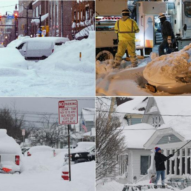 Snijeg zatrpao Buffalo