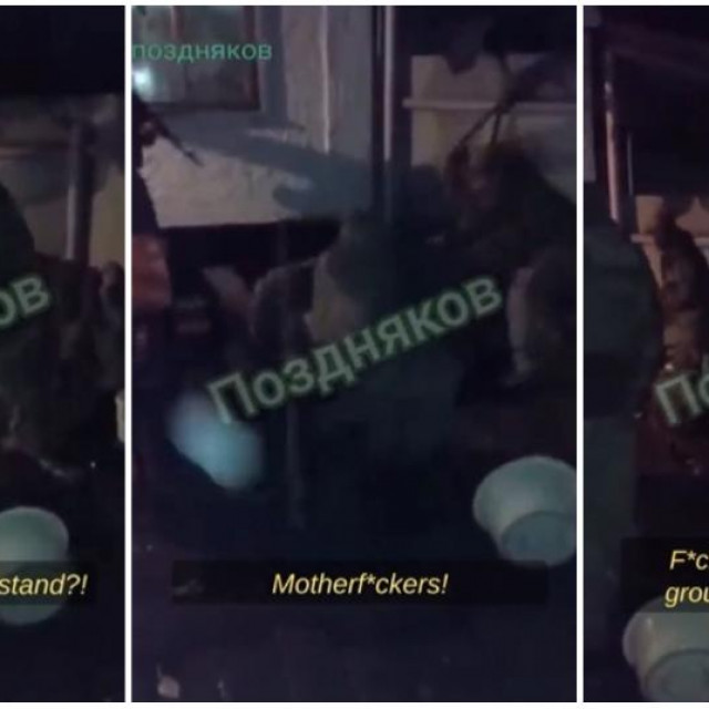 Premlaćivanje ruskih vojnika