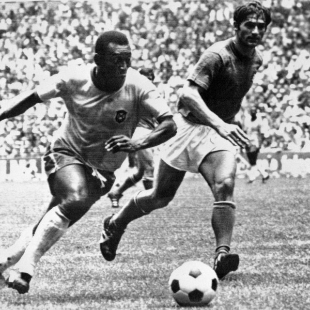 Pelé i Tarcisio Burgnich