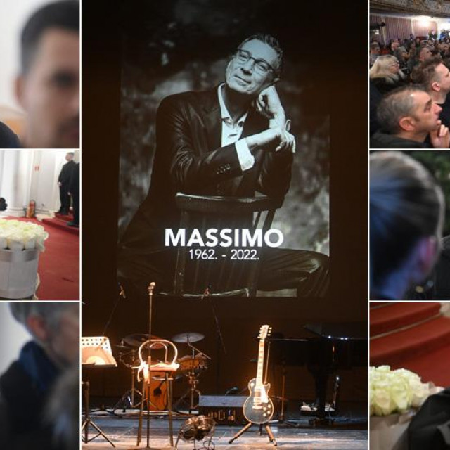 Prizori s komemoracije za Massima Savića