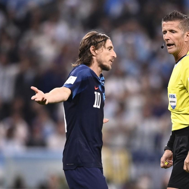 Luka Modrić i Daniele Orsato