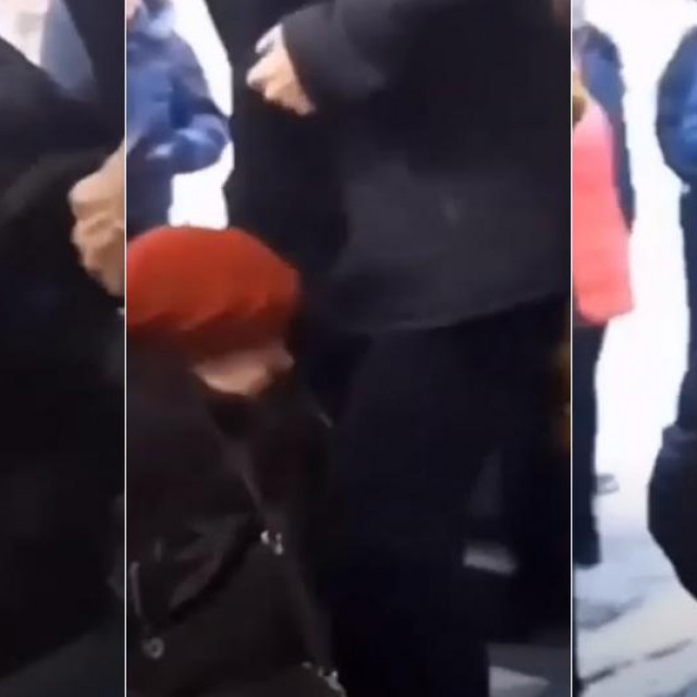 Muškarac umirovljenicu izvlači iz autobusa jer je kritizirala rat u Ukrajini