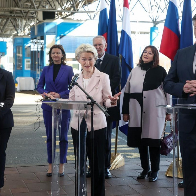 Ursula von der Leyen, Nataša Pirc Musar, Andrej Plenković