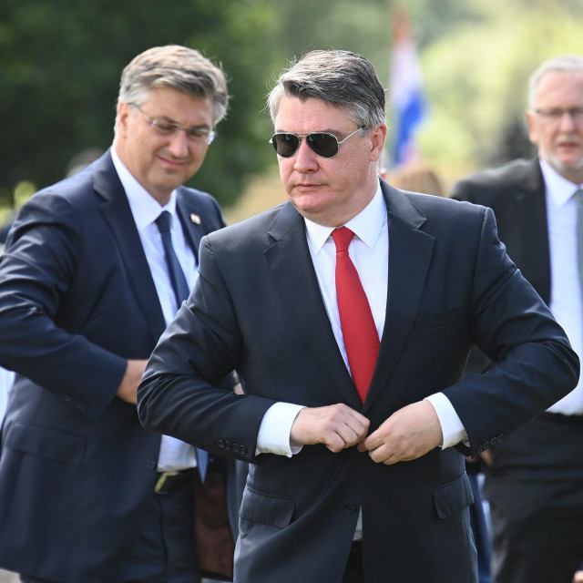 Andrej Plenković i Zoran Milanović