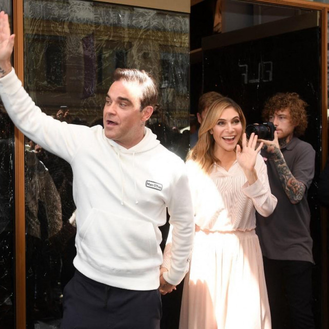 Robbie Williams i Ayda Field