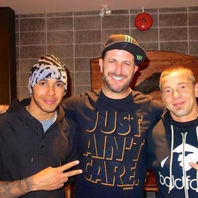 Lewis Hamilton, Ken Block i Jamie Lynn