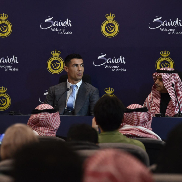 Cristiano Ronaldo i predsjednik Al-Nassra Musalli Al-Muammar