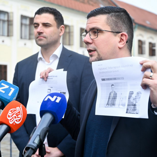 Domagoj Hajduković i Davor Bernardić