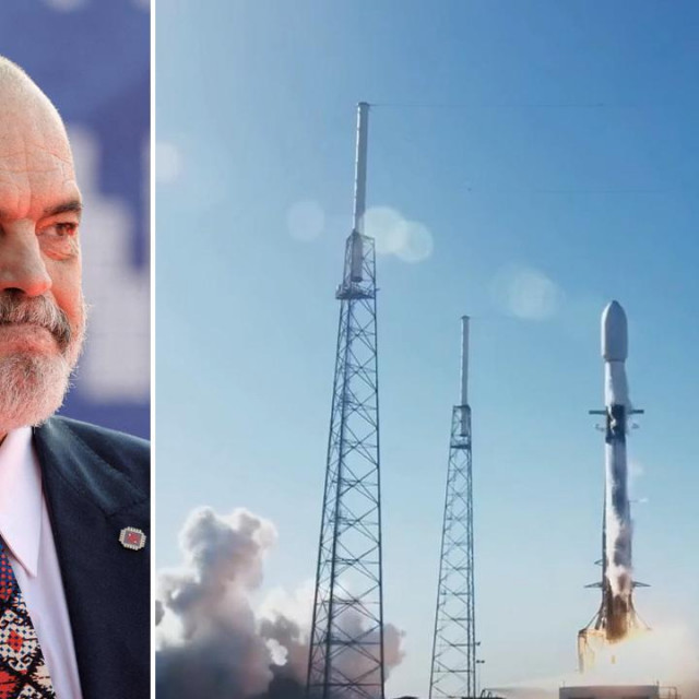 Edi Rama i lansiranje albanskog satelita