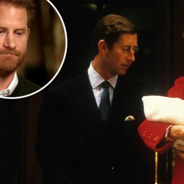 Princ Harry, kralj Charles i princeza Diana