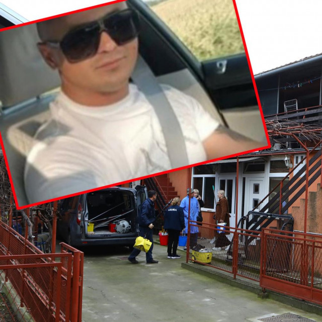 Goran Knežević i kuća u kojoj je ubio bebu i ozlijedio bivšu partnericu