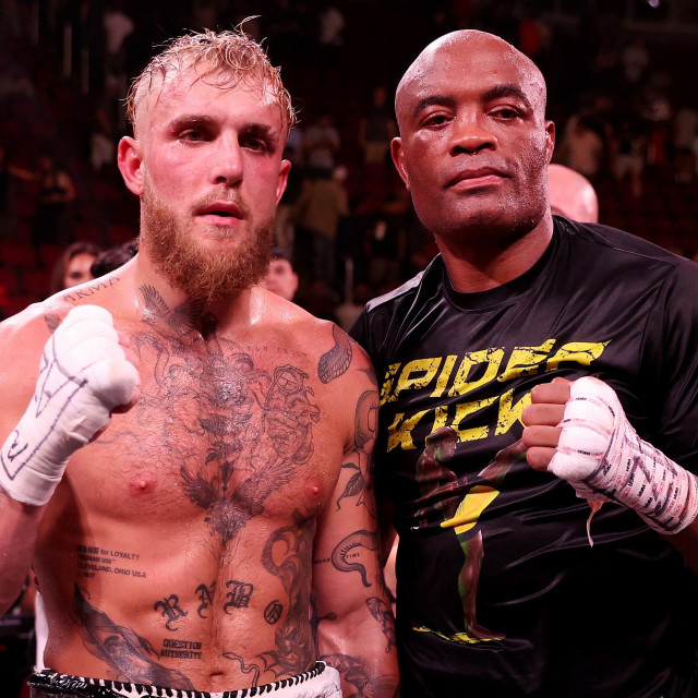 Jake Paul i Anderson Silva