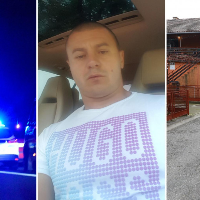 Goran Knežević i kuća u kojoj je sjekirom napao bivšu i dijete