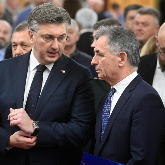 Andrej Plenković i Milorad Pupovac