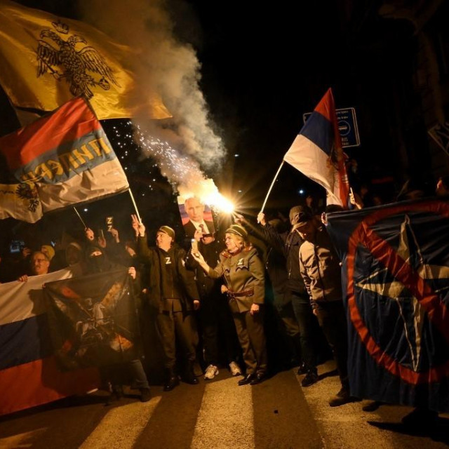 Proruski prosvjed u Beogradu