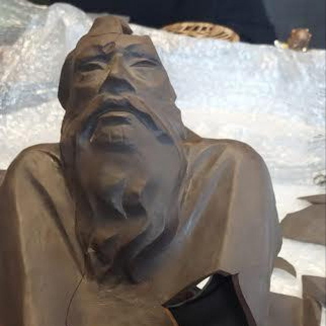 Skulptura Švapski Bog Otac nakon restauracije