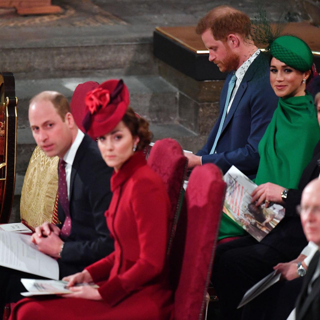Uloga rezervnog princa mu je dozlogrdila: prince Harry i Meghan Markle s princom Williamom i njegovom suprugom Kate
