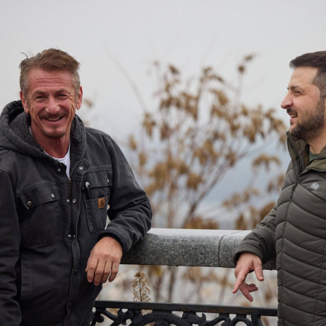 Treći posjet Seana Penna Ukrajini

Na fotografiji: Sean Penn i Volodimir Zelenski