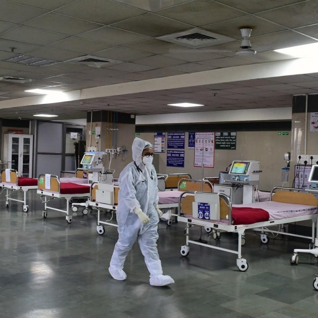 Ilustracija, prizor iz bolnice