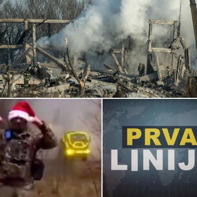 Igor Tabak; Prizor razrušene zgrade u Makiivki; ukrajinski HIMARS kojim je navodno izvršen napad na Makiivku