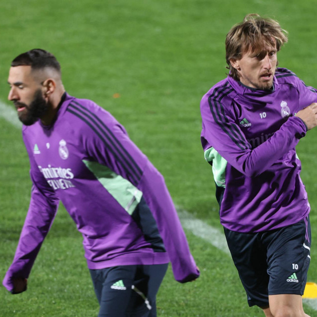 Karim Benzema i Luka Modrić
