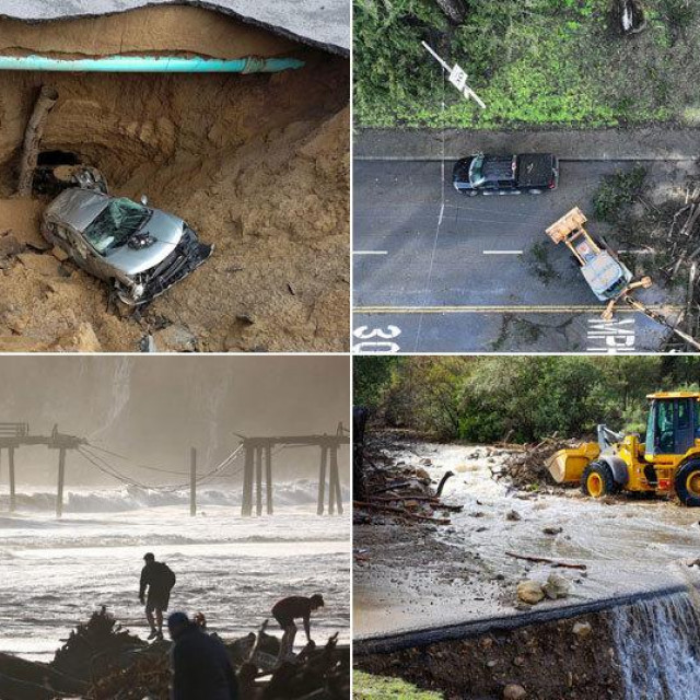 Posljedice oluje u Kaliforniji