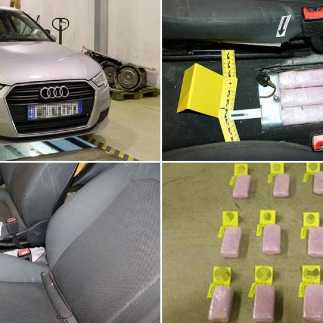 Auto u kojem se nalazio heroin i zaplijenjena droga
