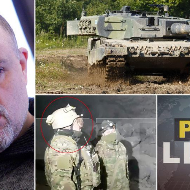 Igor Tabak; njemački tenk Leopard 2A4; Šef Wagnera Jevgenij Prigožin navodno snimljen u tunelima ispod Soledara