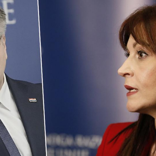 Andrej Plenković i Nataša Tramišak