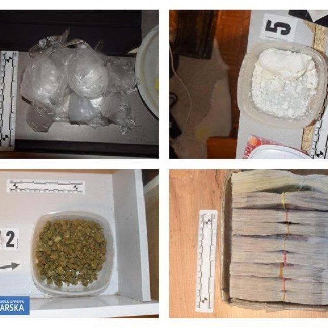 Zapljena droge i novca u Puli