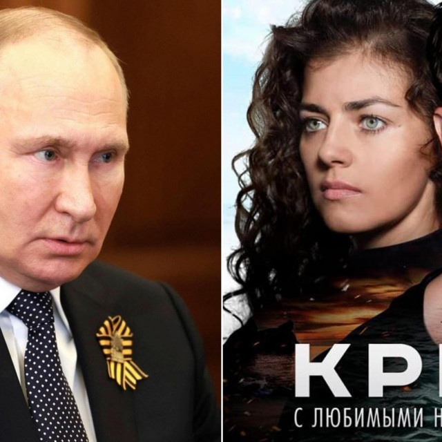 Vladimir Putin i plakat za film ‘Krim‘