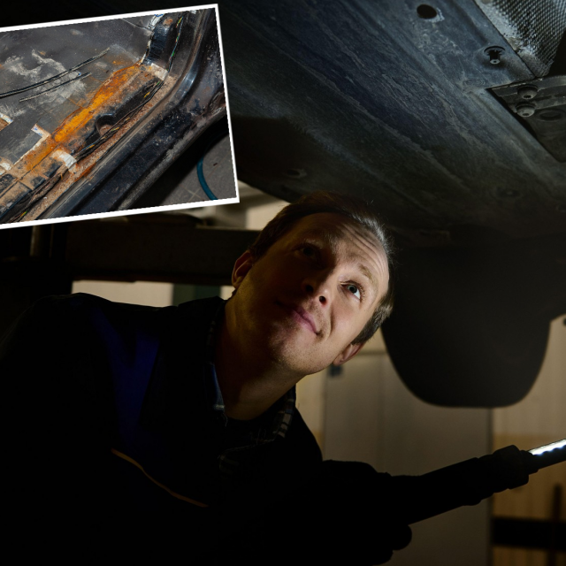 Korozija na podnici auta