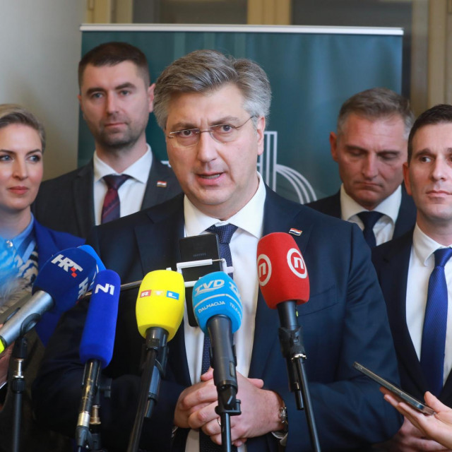  Andrej Plenković na sjednici HDZ-a u Splitu