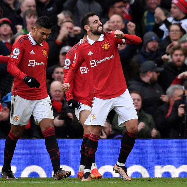 Slavlje igrača Manchester Uniteda