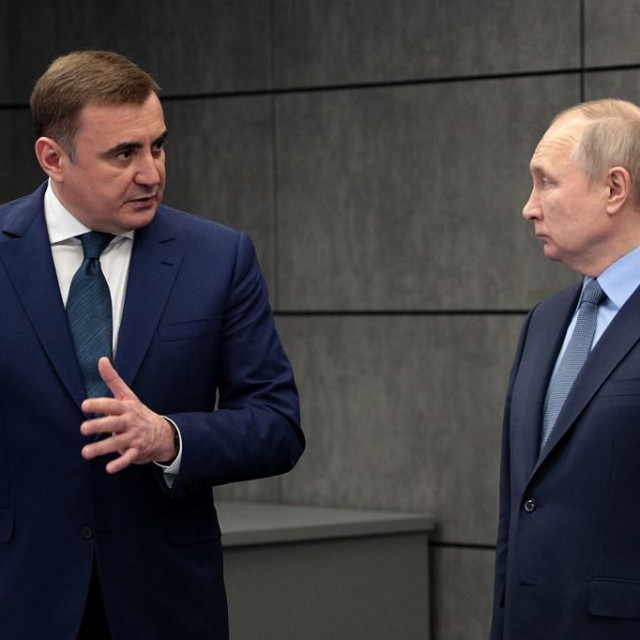 Aleksej Djumin i Vladimir Putin