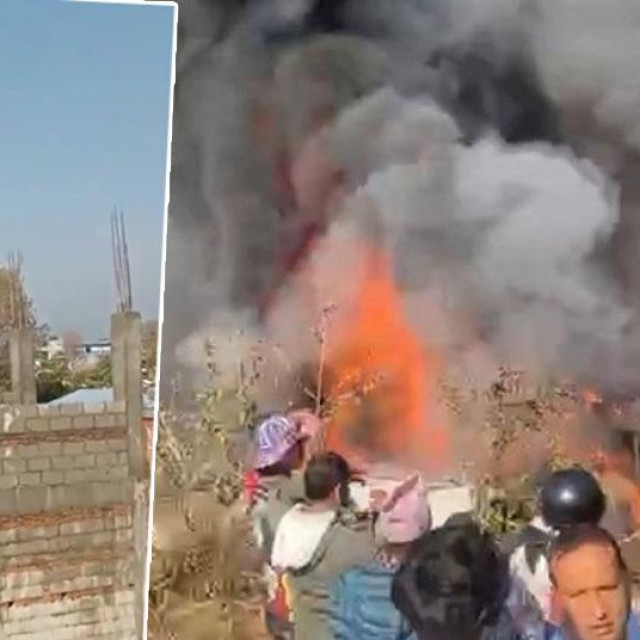 Pad zrakoplova u Nepalu