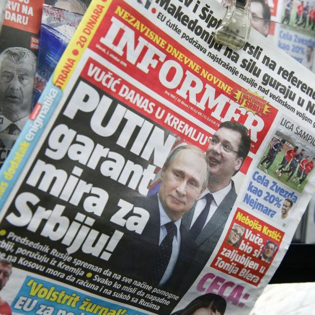 Srpske novine Informer, ilustracija